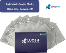 Load image into Gallery viewer, KN95 Masks Made In USA 5 Ply Individually Sealed (40 pack, Hypoallergenic, White)
