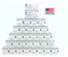 Load image into Gallery viewer, Disposable Face Masks Made In USA | 1600 Pcs Wholesale (32 boxes, White)