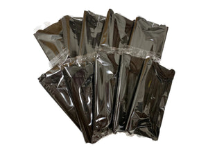 Luosh black masks 5 Packs per individual bag, total 10 bags. Clean and convenient for travel and work.