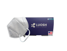 Load image into Gallery viewer, KN95 Masks Made In USA 5 Ply Individually Sealed (40 pack, Hypoallergenic, White)