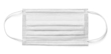 Load image into Gallery viewer, Children's White Disposable 3 ply Face Masks Made In USA 50 Pack