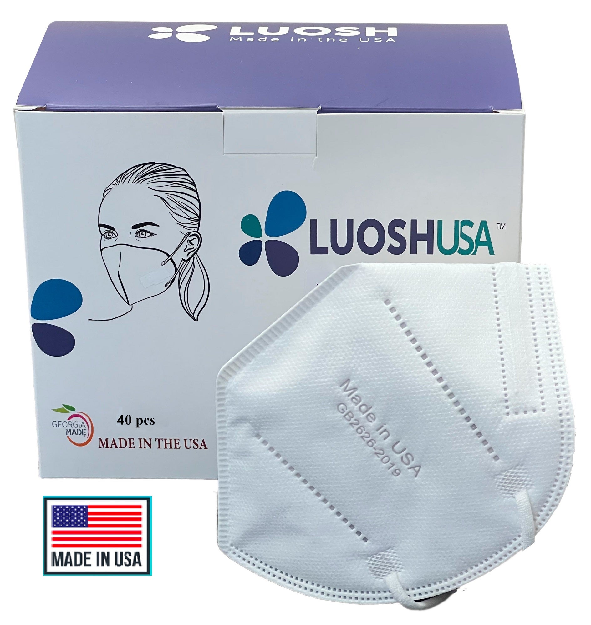 Adult Face Masks Made in USA | Luosh USA