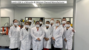 Luosh USA is a minority woman owned small business, we made Face mask in Georgia USA