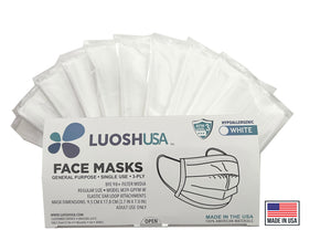 Louis Vuitton Inspired 3 Ply Disposable Face Mask, 10 pack Larry