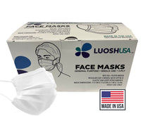 Load image into Gallery viewer, Luosh Face Masks exceeds ASTM Level 3. our mask filter out PM 2.5 particles, bacterial filtration rate 99%

